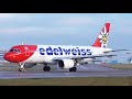 Close-up Morning RWY23L Departures at Manchester Airport | 26/01/2018