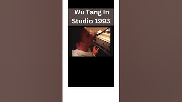 Wu Tang Clan in studio 1993