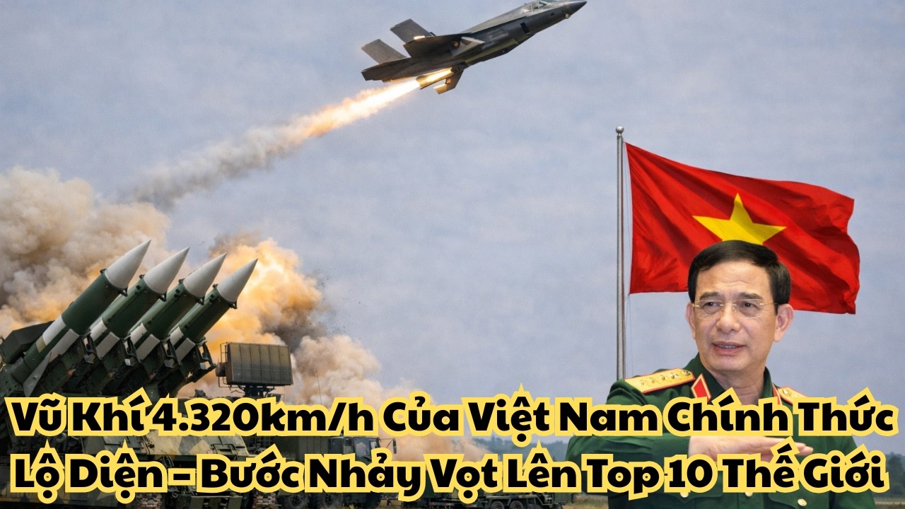 Vũ Khí 4 320kmh Của Việt Nam Chính Thức Lộ Diện – Bước Nhảy Vọt Lên Top 10 Thế Giới