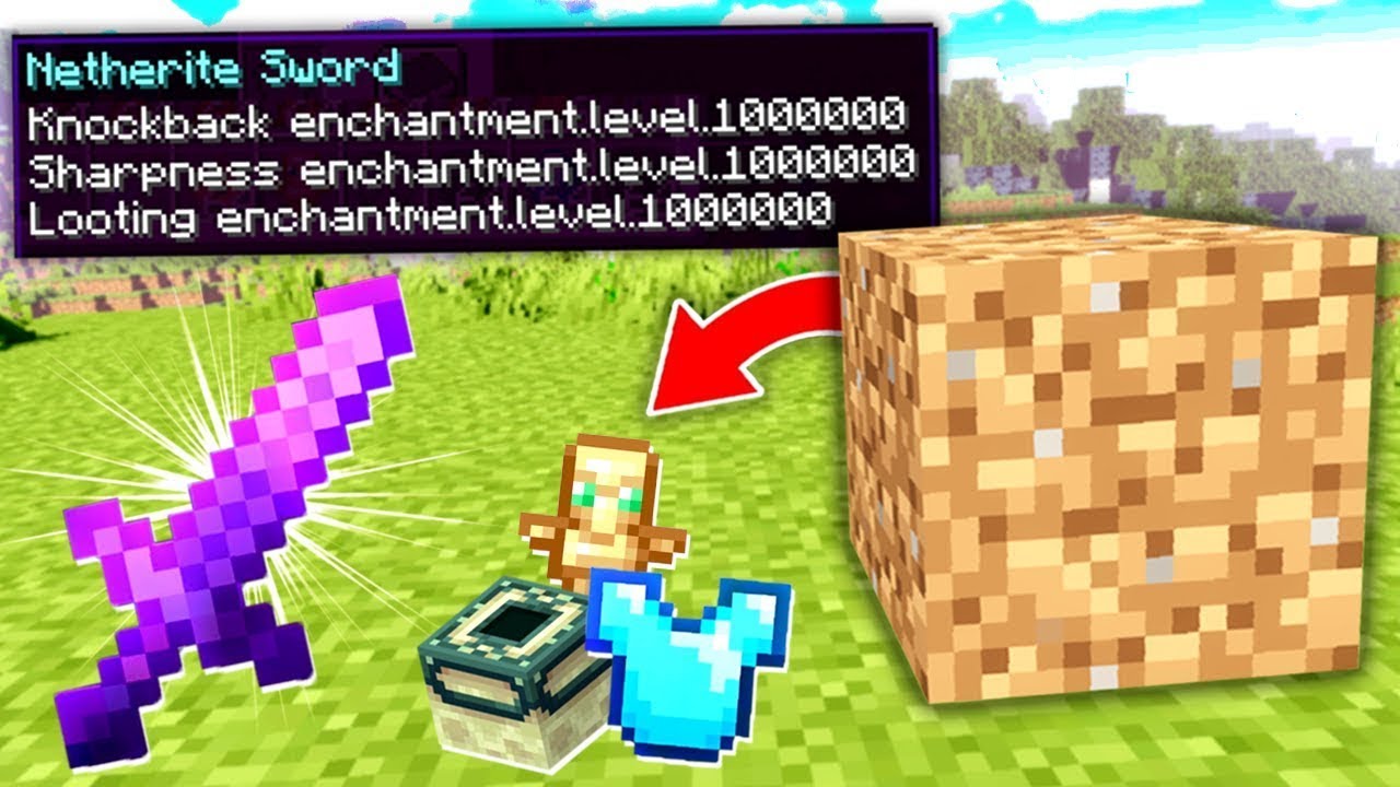 Minecraft, But Dirt Drops OP ITEMS…