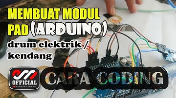 CARA CODING DRUM ELEKTRIK || Drum Pad Arduino