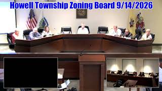 Details Howell Township Zoning Board Meeting 9/14/2026 Update