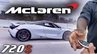 MY FRIEND GAVE ME THE KEY TO HIS NEW MCLAREN 720S *I Couldn't Find The Start Button*