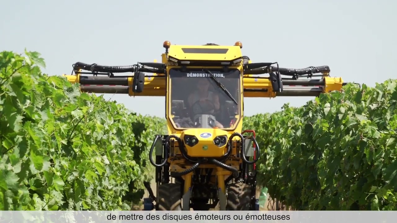 Tracteur enjambeur double rang Super D4 (SD4) 100 ou 150 CV