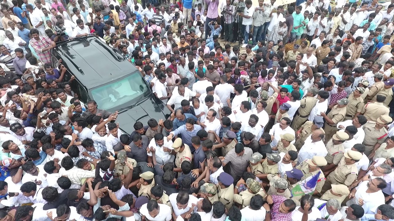 YS Jagan Tour In Garagaparru Village
