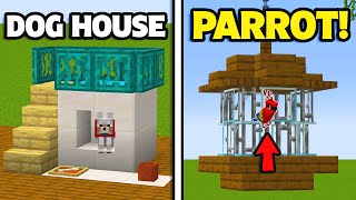 TOP 10 Pet Houses! [Minecraft]