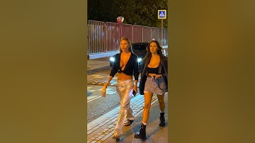 Nightlife in Moscow, Russia, beautiful Russian girls #shorts #short #trending #streetstyle #fpv