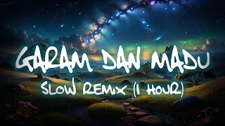 Slow Remix  Bass Garam Dan Madu sakit Dadaku Kumulai Merindu 1 Hour