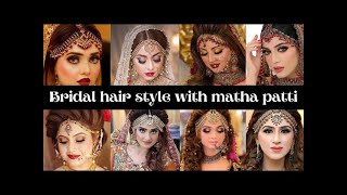 Stylish Matha Pattibridal Hairstyle With Matha Pattilatest Matha Patti Design
