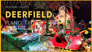 Beautiful Christmas Decoration at Deerfield Plano | Best Christmas Lights Display 2022, Deerfield TX