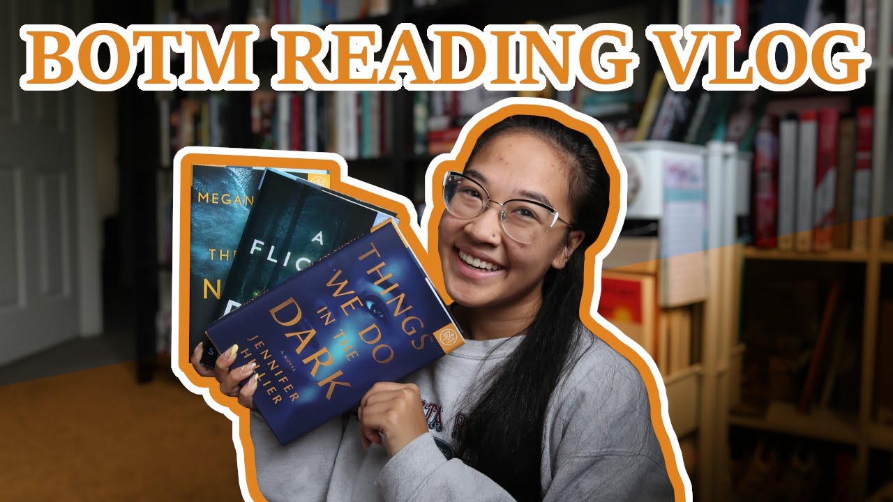 HYPED THRILLERS READING VLOG || botm backlist
