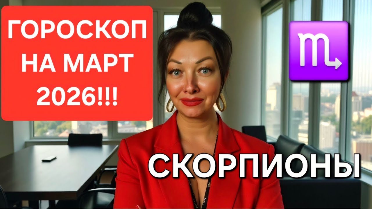 ♏️СКОРПИОНЫ - гороскоп на март 2026 - месяц Затмения!!! Анастасия Григорян
