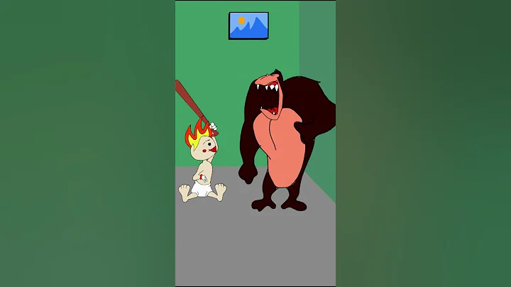 PrestonCartoon: Baby Preston Teasing Gorilla Funny Animation! "Prestonshorts"