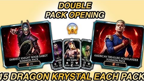 MK Mobile 🔥 Double Pack Opening – Noob Saibot + Homelander | My Luck Was UNREAL!😱