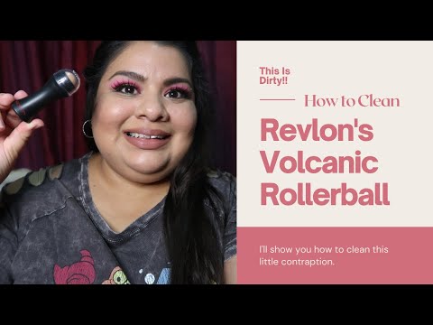 How To: Clean Revlon&rsquo;s Volcanic Stone Oil Absorbing Roller| Its Super Easy