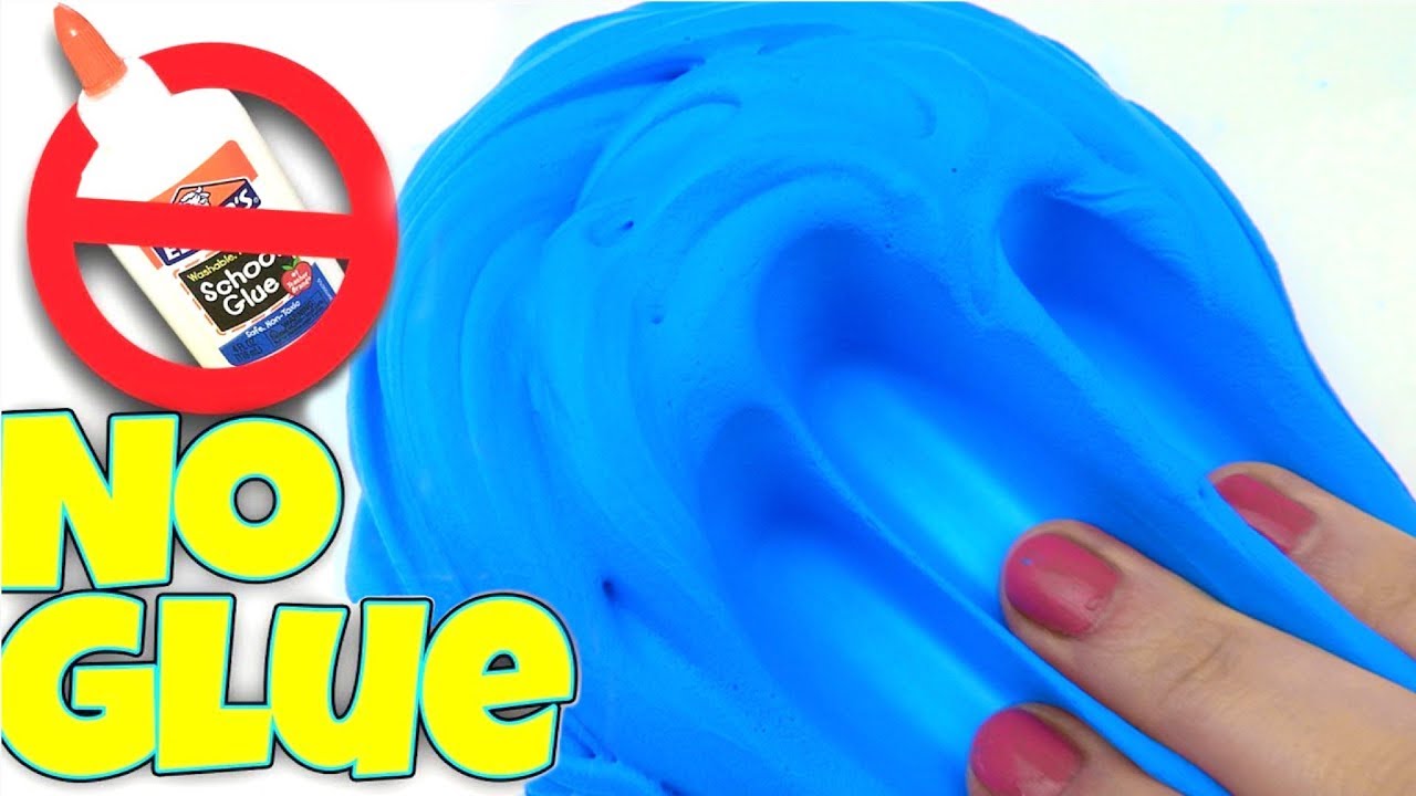 how to make glitter glue slime without activator