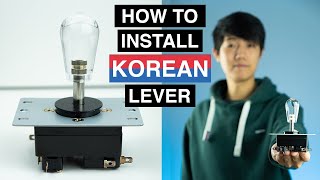 How to install Korean Lever on Japanese Arcade Stick