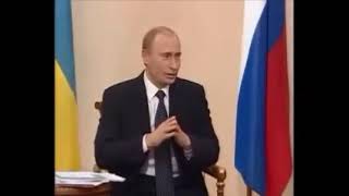 Путин читает стих Шевченко на украинском