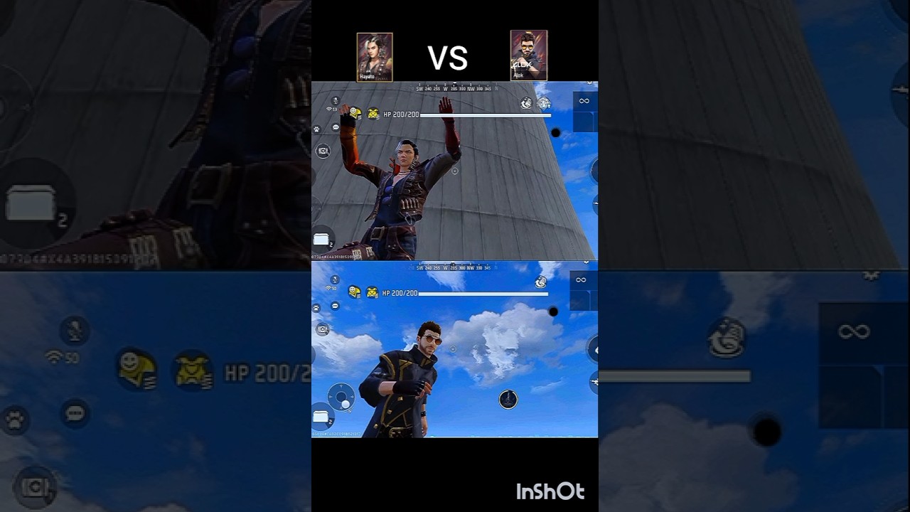 Ff Hayato vs alok ability test 😵😶 