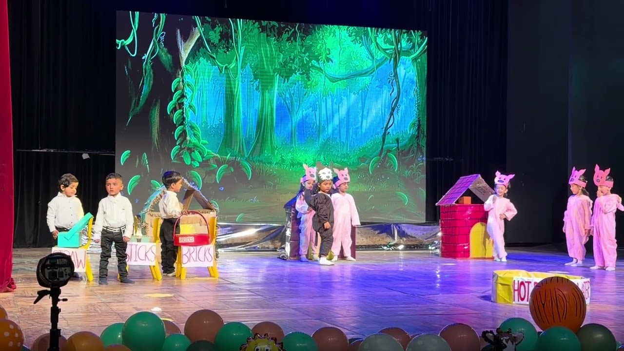 Hridaan Upadhyaya Skit 3 pigs and wolf