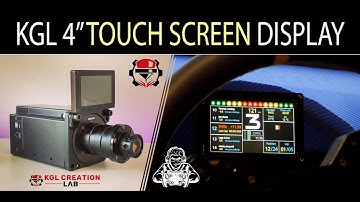 KGL DDU4 Review | A €110 4" Touchscreen Sim Racing Display | SimHub