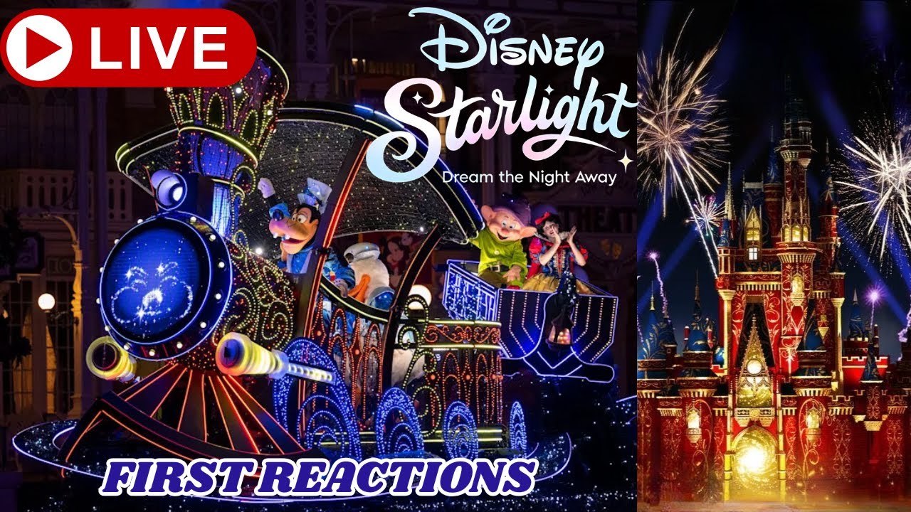 Spectacular Disney Fireworks & Parade LIVE at Magic Kingdom