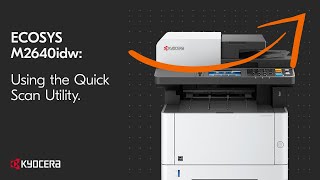 M2640idw Using the Quick Scan Utility