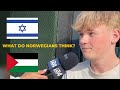How do Norwegians feel about Palestinian statehood?