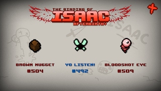 Binding of Isaac: Afterbirth+ Item guide - Brown Nugget, YO LISTEN!, Bloodshot Eye