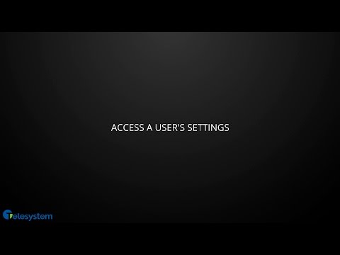 Hosted VoIP Admin Portal - Access a User's Settings