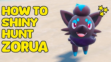 This is the EASIEST way to get Shiny Zorua in Pokemon Scarlet and Violet