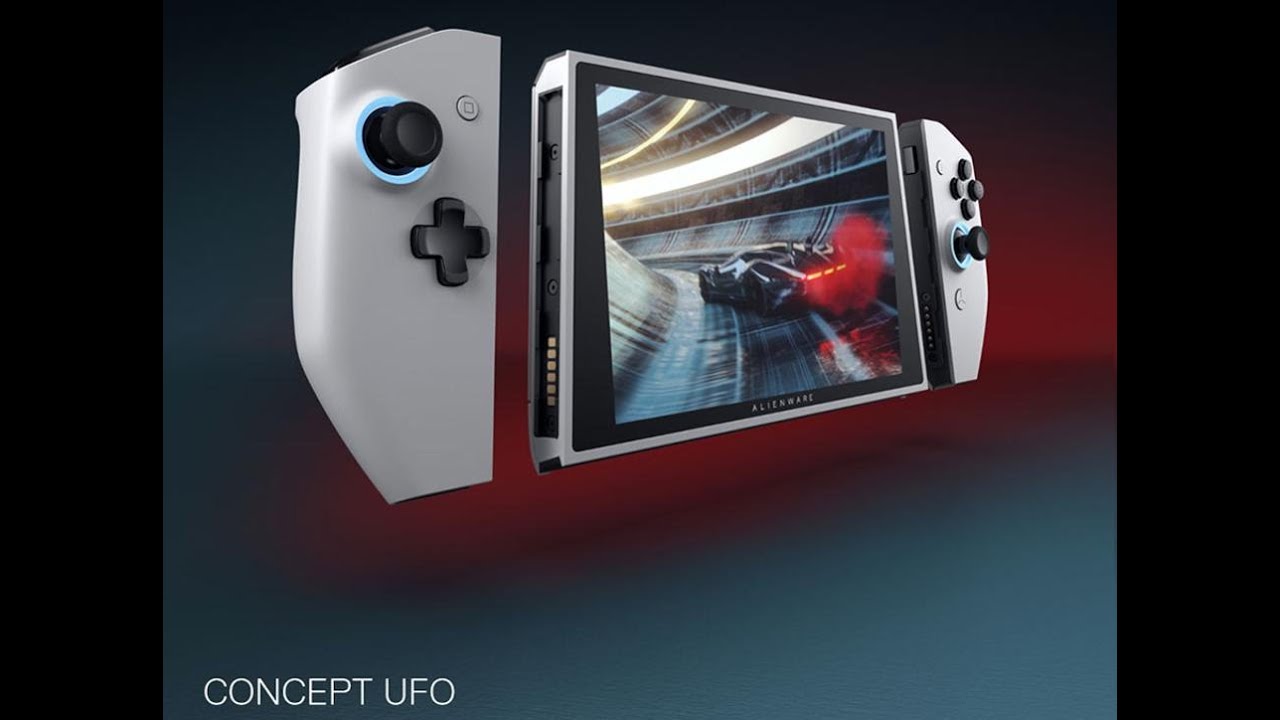 Alienware Concept UFO | Handheld Gaming PC| CES 2020 - YouTube
