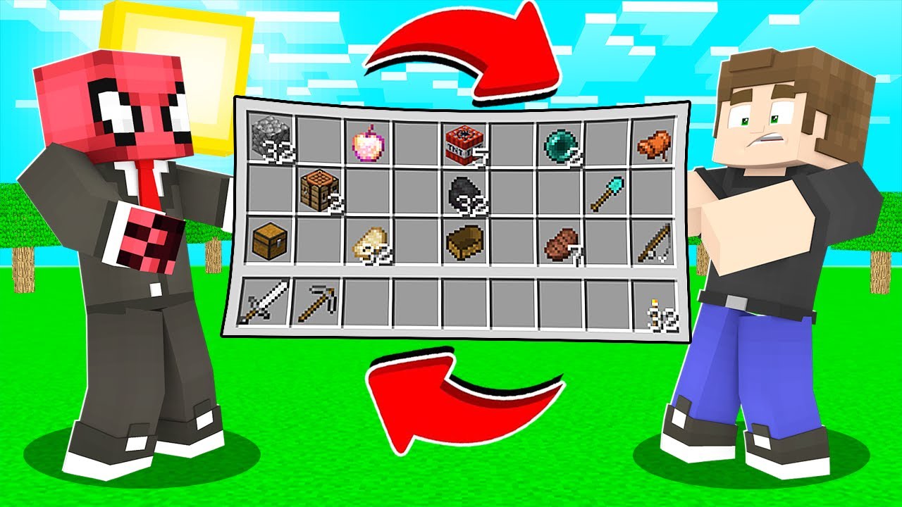 MİNECRAFT AMA ENVANTERİMİZ AYNI ✔️