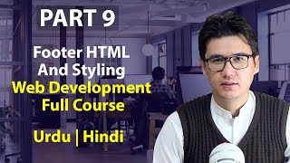 Design Footer In Html And Css | Web Development Full Course 2023
