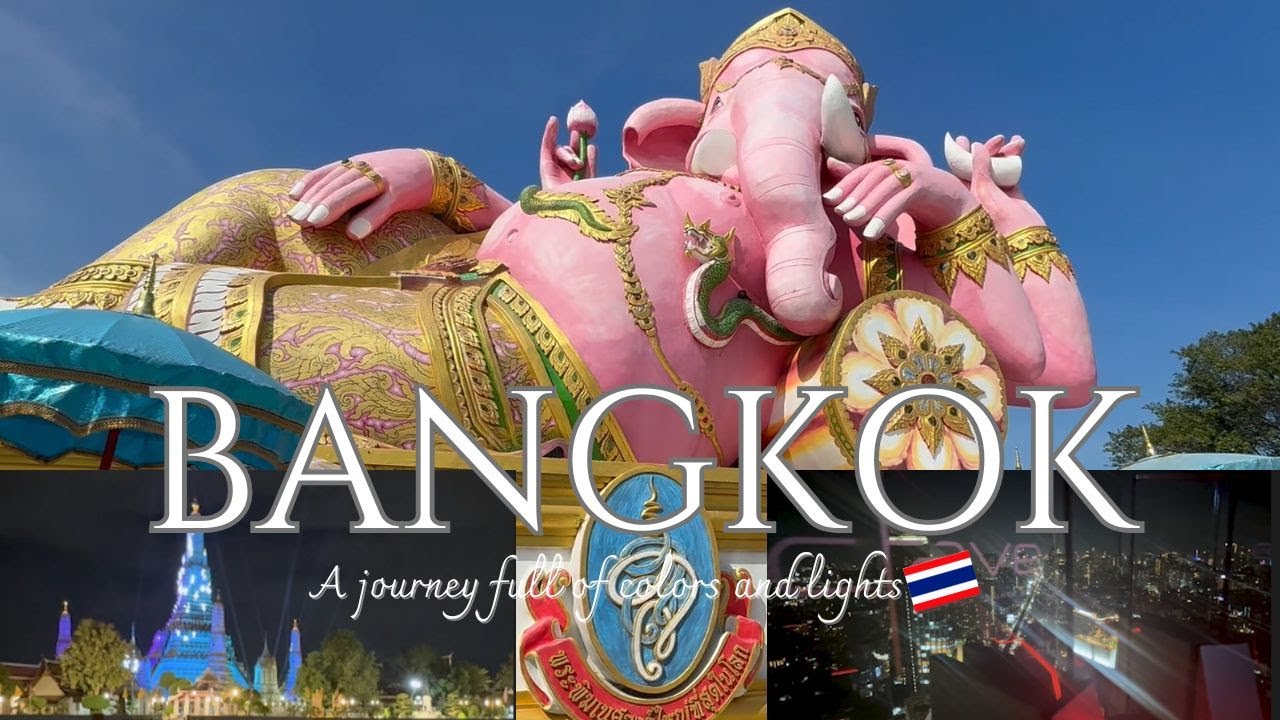 【バンコク旅行】🇹🇭人気スカイバー＆優雅ナイトクルーズ・ガネーシャ参拝！SPAやグルメも盛沢山で大満喫の旅！🌟🚢🍹✨