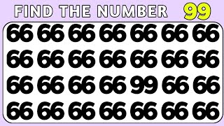 Can You Find the Odd Numbers? Only Sharp Eyes Will Succeed 👁️ / Brain Test Challenge