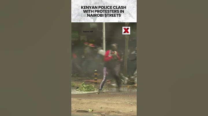 #nairobi | Kenyan Police Clash with Protesters in Nairobi Amid Unrest #shorts #kenya