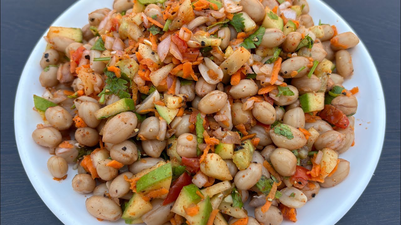 Rich Protein Salad | Peanut Chaat Recipe | Peanut Salad | Healthy Snacks Recipe