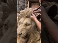 Lion Sculpture Comes to Life!#art#craft#shorts