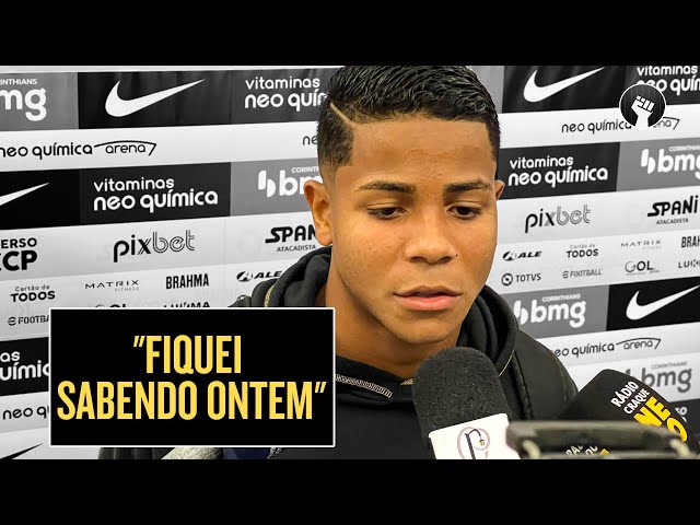 WESLEY SURPREENDE AO FALAR SOBRE CHAMADO DE LUXEMBURGO PRA CORINTHIANS x  SÃO PAULO 