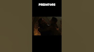 😱🔪 Royce Saves Isabelle From Edwin! 👽🔥#predators #adrienbrody#scifi #action#shorts