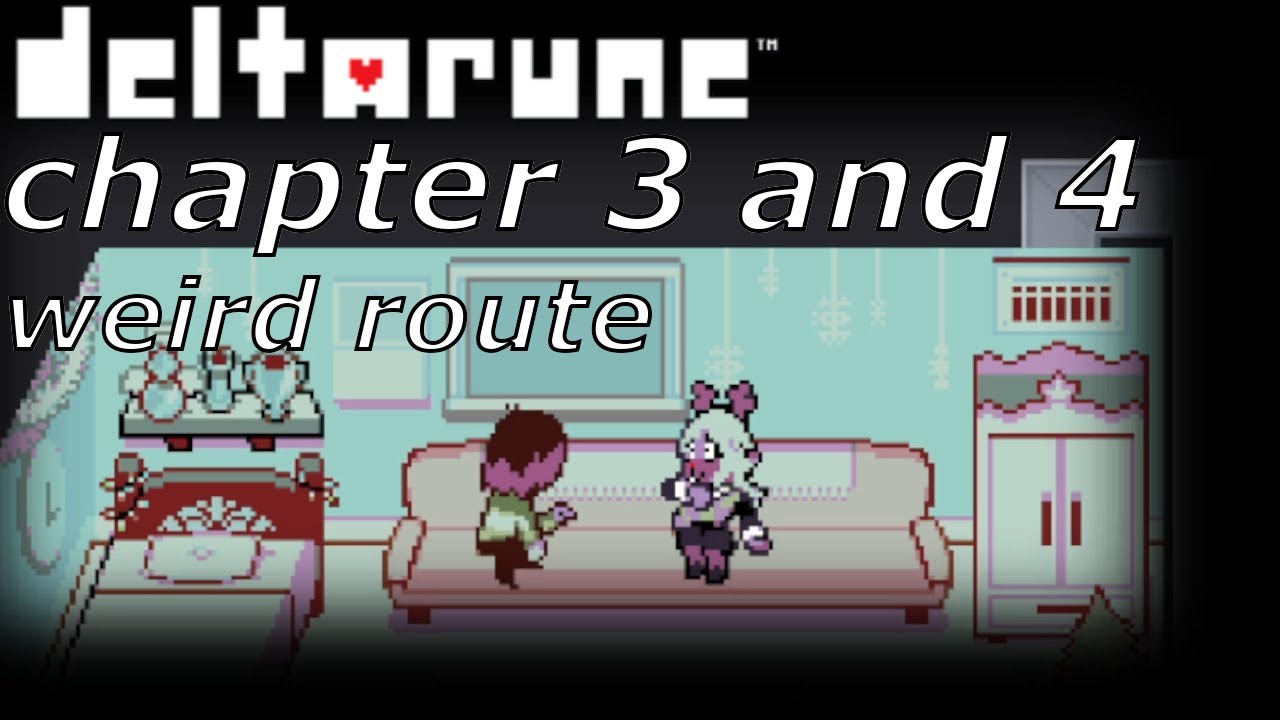 Deltarune Chapter 3 and 4 weird route - YouTube