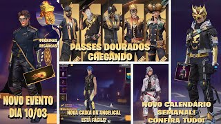 NOVO CALENDÁRIO SEMANAL! PASSES DOURADOS CHEGANDO, NOVOS EVENTOS E RECARGAS, ANGELICAL FÁCIL? E MAIS