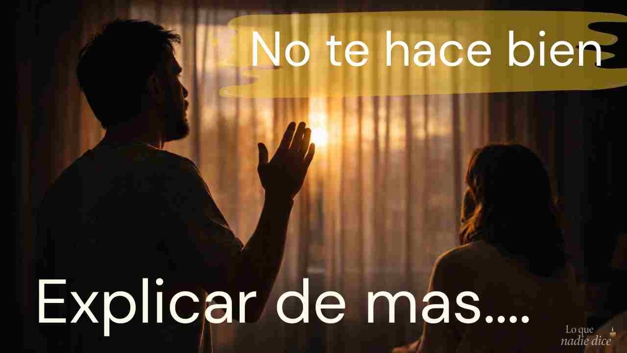 ¿Porque te justificas por todo?