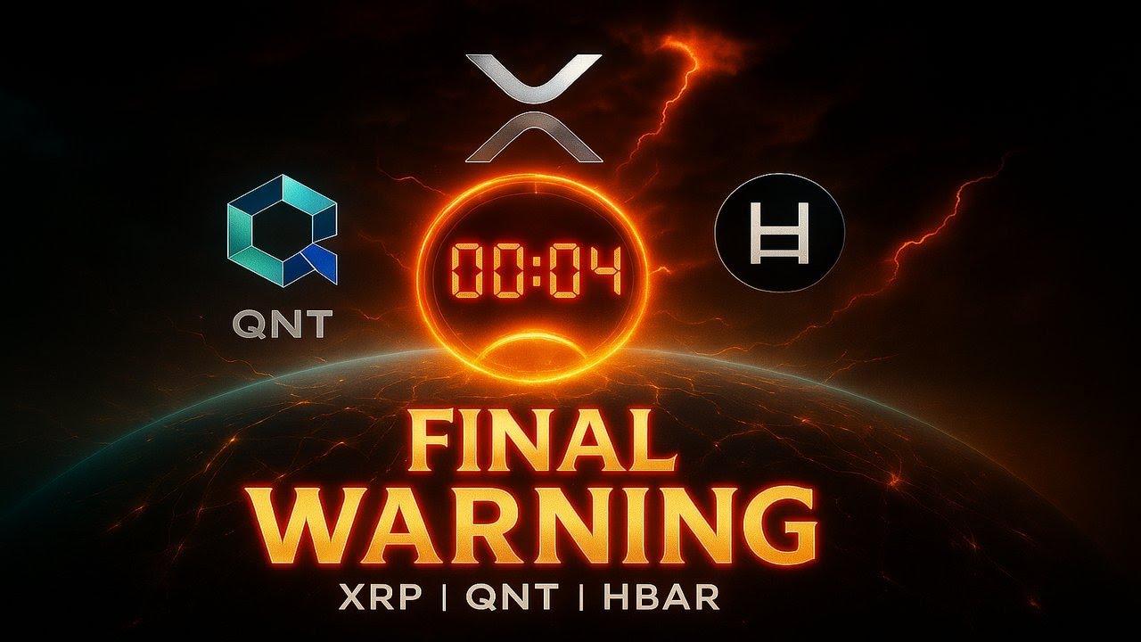 :This Is Your Final Warning — XRP, QNT & HBAR Are About to Go Live ...