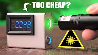 How bad is this cheap laser power meter? | HWLPM Mini 10W vs. Sanwu Tracer 20W