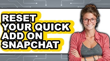 How To Reset Your Quick Add On Snapchat (Only Way)