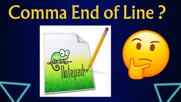 Add Comma at the end of Each Line  in Notepad++