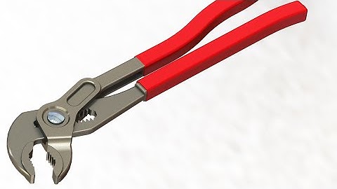 SolidWorks RE Tutorial #210: Pipe pliers - wrench 2 (Project 4)