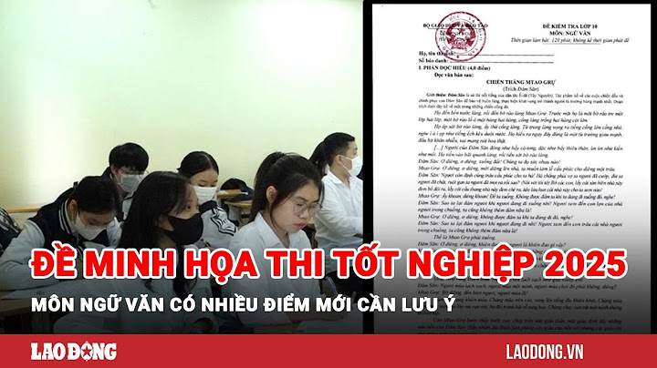 Đề thi minh họa môn hóa 2023 đáp án năm 2024